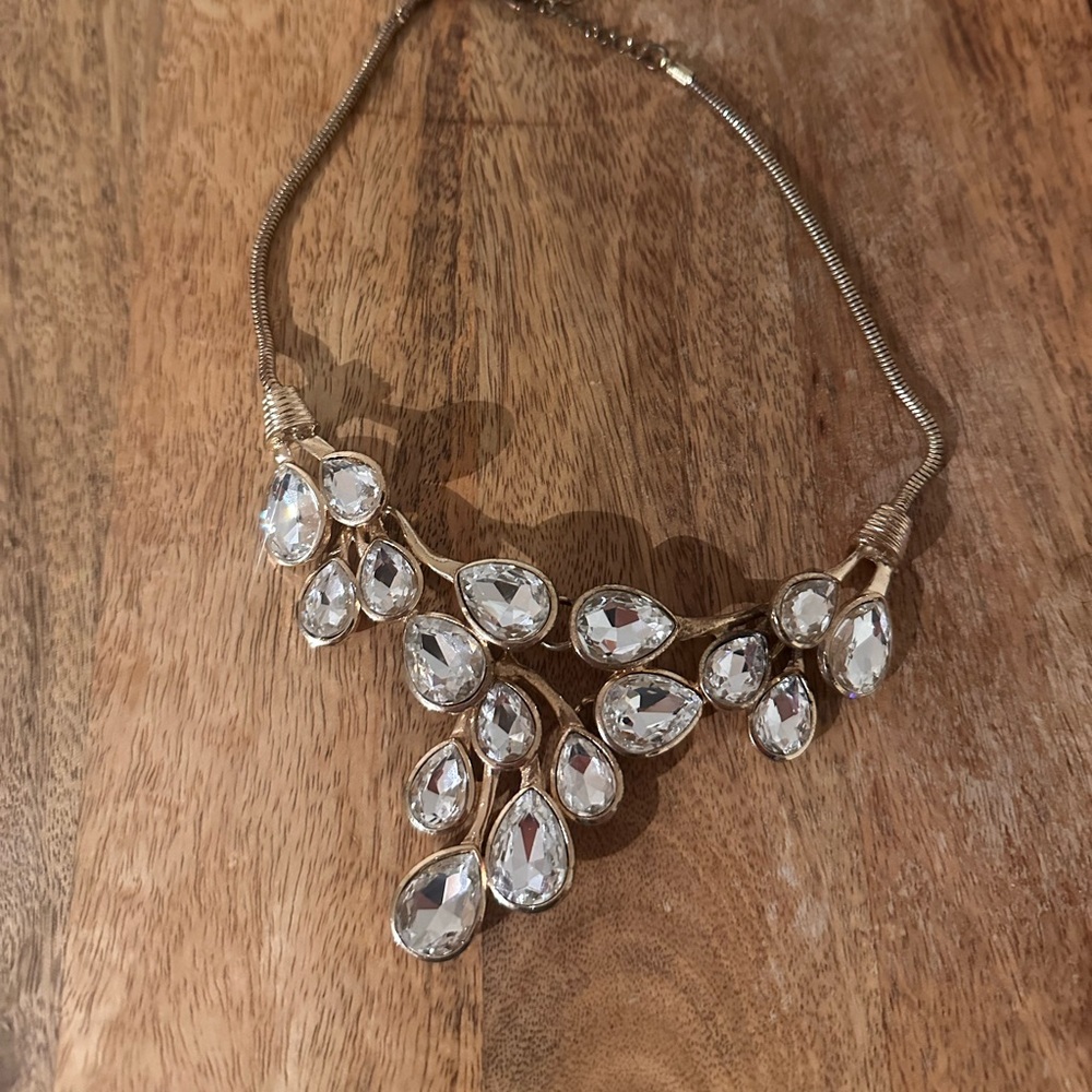 Gem statement necklace